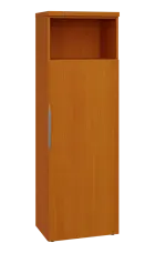 SIN 5 - 6DN kancelářská skříň, 1-dveřová/nika, pravá, 1820x600x400, třešeň šumavská